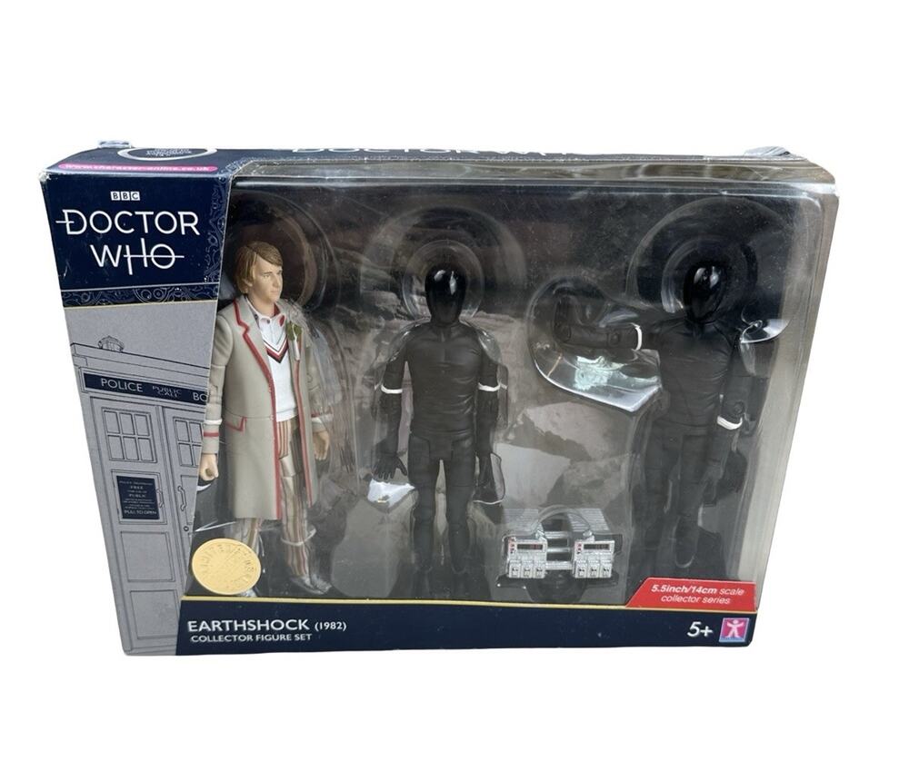 Doctor Who Earthshock 1982 B&M Exclusive 2021 Limited Edition Figure Set